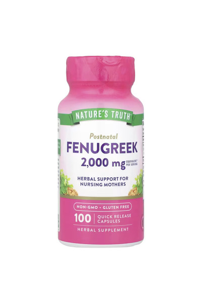 Nature's Truth Fenugreek Çemen Otu 1,000 mg 100 Quick Release Caps