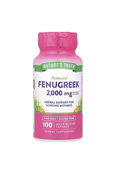 Nature's Truth Fenugreek 1000 Mg 100 Capsules