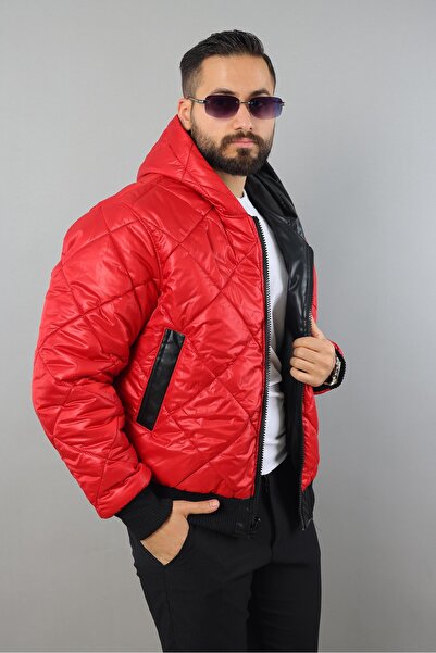 MİS MODA Men's Double-Sided Winter Coat