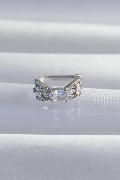 esplendor أقراط أذن فضية اللون مطلية بحجر الزركون