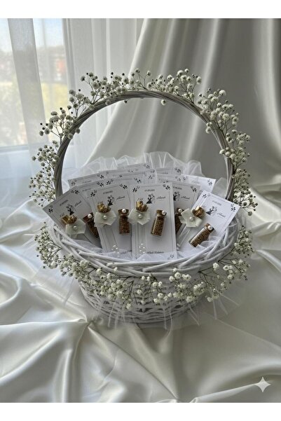 düşle hediyelik Nikah Kına Nişan Fısfıs Şişede Kolonyo Ve Tohumlar Doğaya Bir...