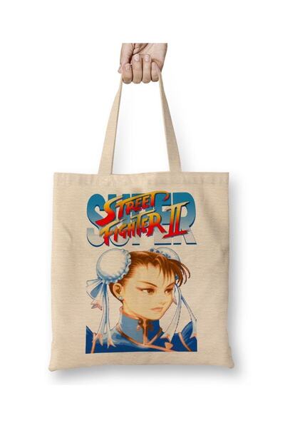 Toyaso Street Fighter 2 Cammy White Tote Bag Long Handle Shopping Bag Beach Bag