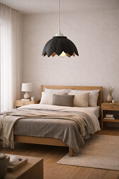 Sellor Modern Beyaz Yaprak Form Avize Tekli Sarkıt Avize İskandinav Japandi B...