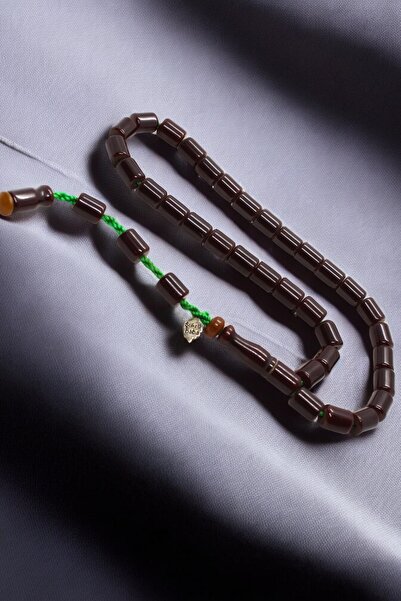 Atolyezone Sertifikalı Ateş Kehribar Tesbih,Harfli Kişiye Özel Seri, Sıkma Ke...