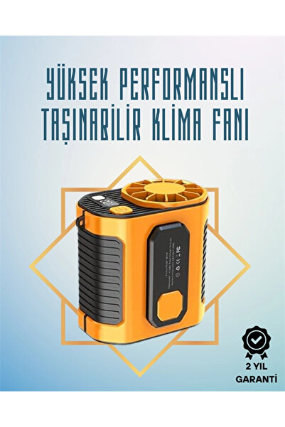 Nemere Yüksek Hızlı Mini Klima Fan – 11 M/s Rüzgar Gücü, 100 Hız Ayarı Tech