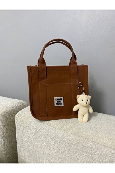 Marvelis حقيبة يد نسائية من BABEL مع سلسلة مفاتيح على شكل دمية دب