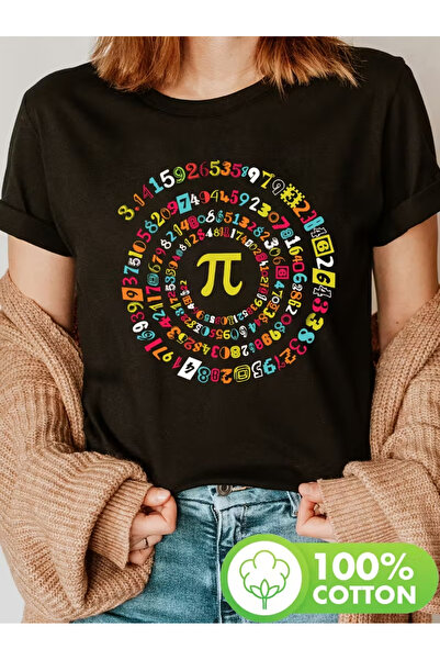 EYMORA TRICOU IMPRIMAT CU MATEMATICĂ ȘI NUMERE