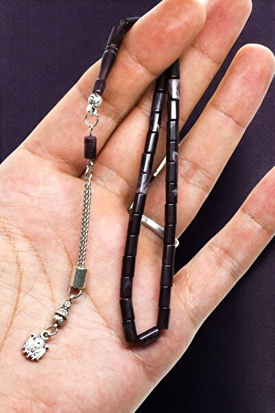 Atolyezone سبحة بخور أصيلة من العنبر المضغوط بتصميم يدوي الصنع بطول الكاحل مع...