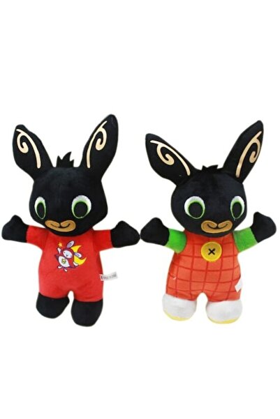 OEM Set de 2 jucării de pluș, figurină Bing, iepuraș preșcolar, 28 cm