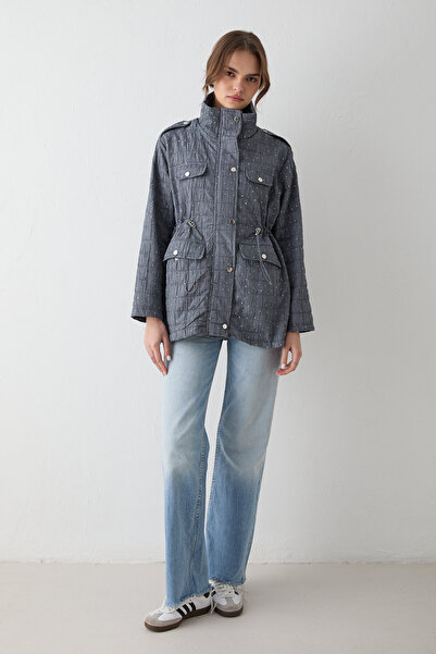 Melike Tatar Quilted Stone Cap 32-2661