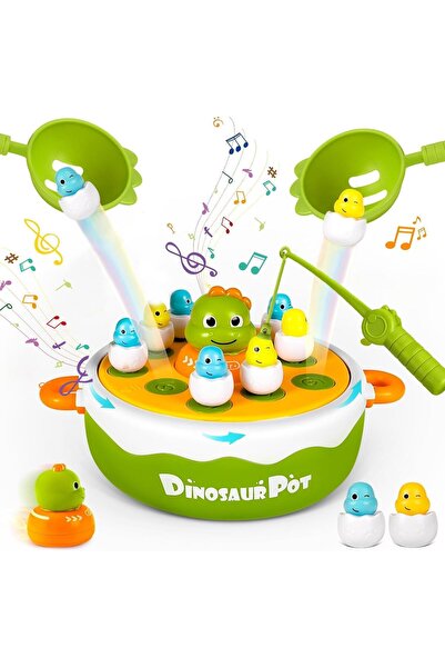 Generic لعبة صيد مغناطيسي بتصميم ديناصور للأطفال