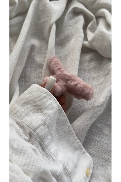 YOYYO Women's Beige Plush Furry Oversized Clasp Buckle - Soft Textured Winter...