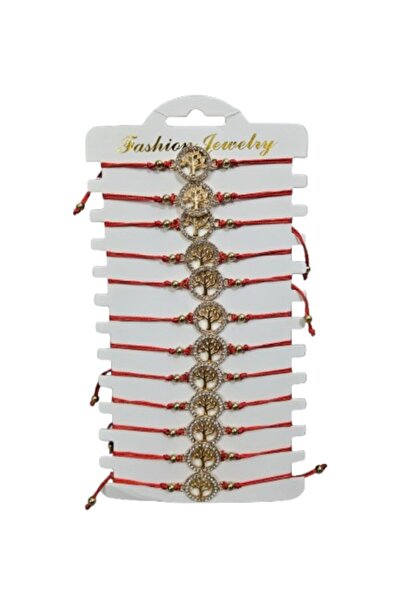 IRILIS SET 12 PCS Martisor Bracelet March 1, Tree of Life model, adjustable r...