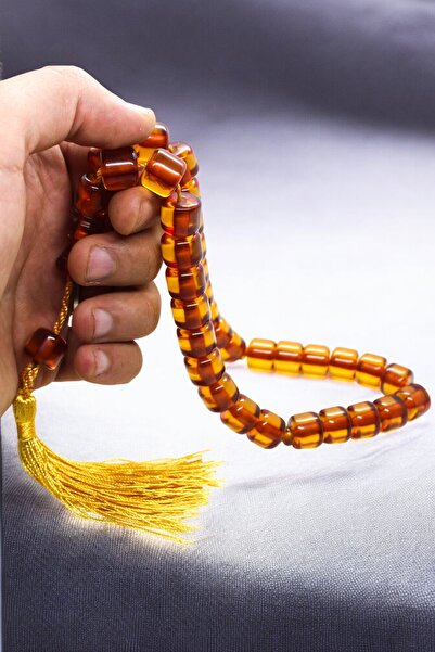 Atolyezone سبحة كبيرة الحجم معتمدة من 33 حبة، مصنوعة من حجر الشاكساك الناري ب...