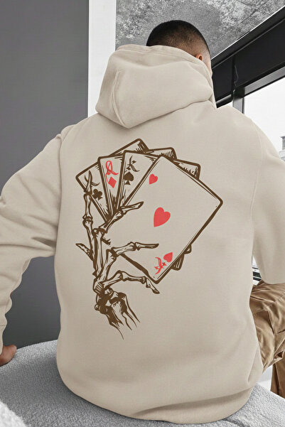 EFFRENATU Custom Printed Hooded Oversized Unisex Sweatshirt