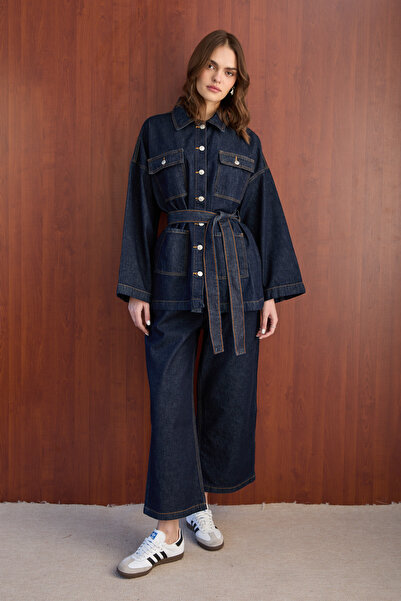 Melike Tatar Σετ τζιν με τσέπες 32-8004