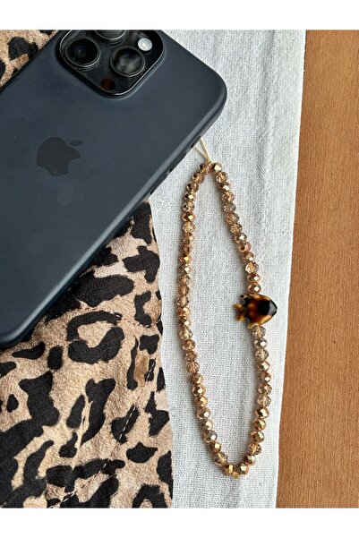 PEONY peonyofficiall Leopard Fish Charm Tiger's Eye Ceramic Porcelain and Cry...