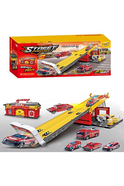 Generic Professional Racing Toy Set with Two Small Cars