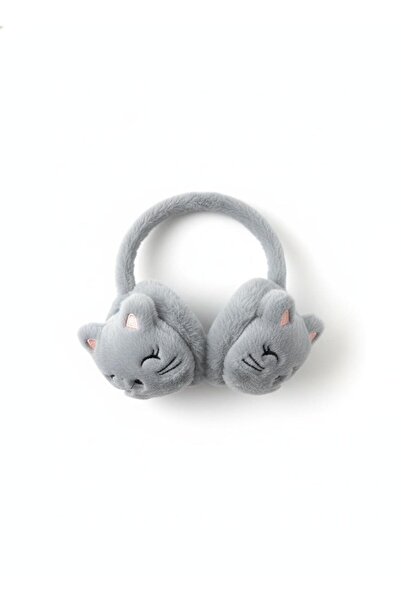 Beksy Accessory Renkli Peluş Kedi Kulaklıklı Kulak Koruyucu | Yumuşak Kışlık ...