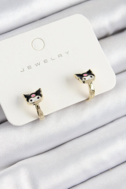 esplendor Brass Kuromi Model Gold Color Children's Earrings
