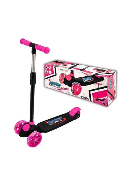 Luminoo ÇOCUKLARINIZ İÇİN SCOOTER RENKLİ VE IŞIKLI SİLİKON TEKER MAX 50 KG TAŞIR