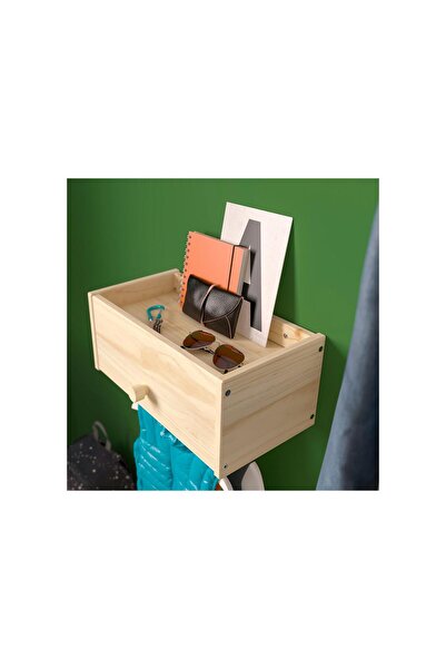 IKEA Hanging Rack with Shelves, Pine, 40X21X17 cm