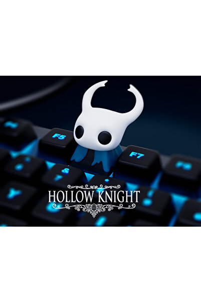ADA 3D Hollow Knight Efsanevi Küçük Şövalye Figürlü Özel Tasarım Mekanik Klav...
