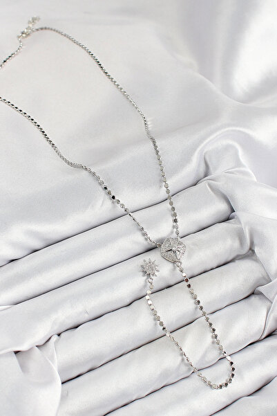 esplendor Zircon Stone Brass Medallion Y Necklace Chain Accessory