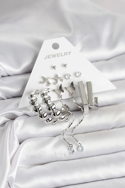 esplendor 6 Piece Women's Earring Set Made of Brass Material