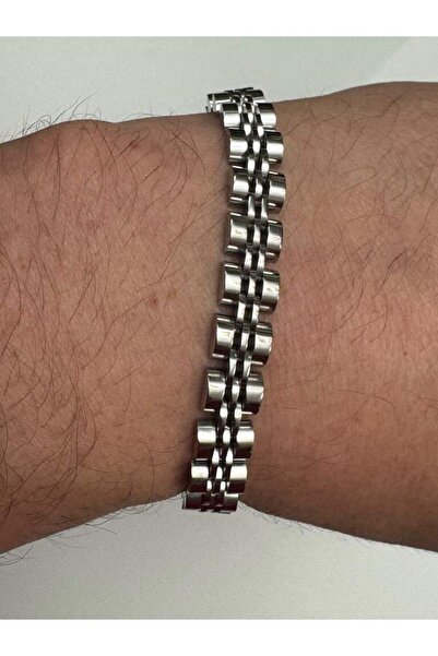 Dupont milano Dm-Sb-002-Ss Silver Color 21 cm Men's Steel Bracelet