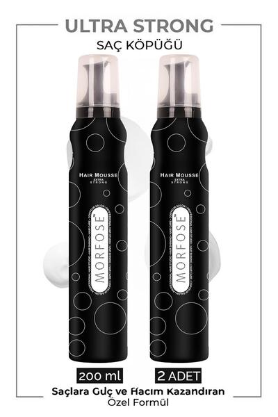 Morfose Extra Strong Köpük 200 ml 2 Adet
