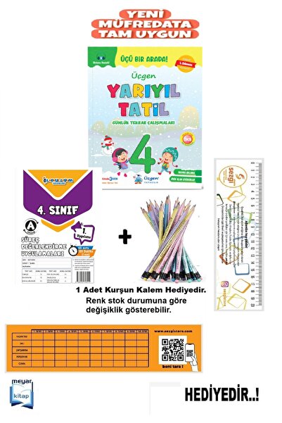 Üçgen Yayıncılık ÜÇGEN 4.SINIF YARIYIL TATİL GÜNLÜK TEKRAR ÇALIŞMALARI...HEDİ...