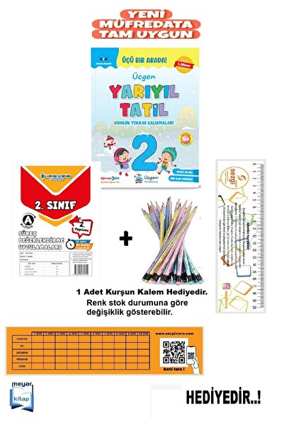 Üçgen Yayıncılık ÜÇGEN 2.SINIF YARIYIL TATİL GÜNLÜK TEKRAR ÇALIŞMALARI...HEDİ...