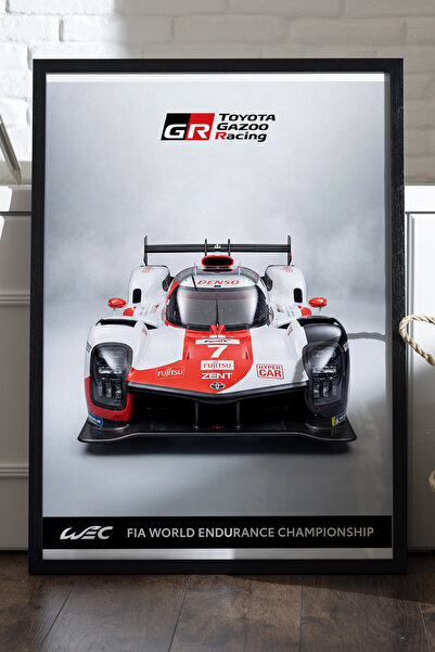 Duvarda Poster cu ramă din lemn negru Toyota Gazoo Racing, pictură decorativă...