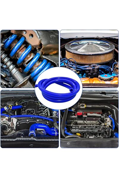 OTOVADİM 4mm Silikon Vakumlu Hortum / Yüksek Basınç Hortumu (WASTEGATE HOSE) İç Çap 4mm