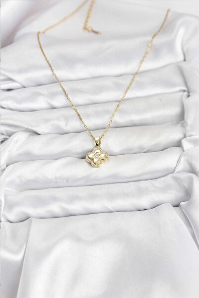 esplendor قلادة زيركون مرصّع بالأحجار يونكا منقوش للسيدات بسلسلة من الفولاذ ا...