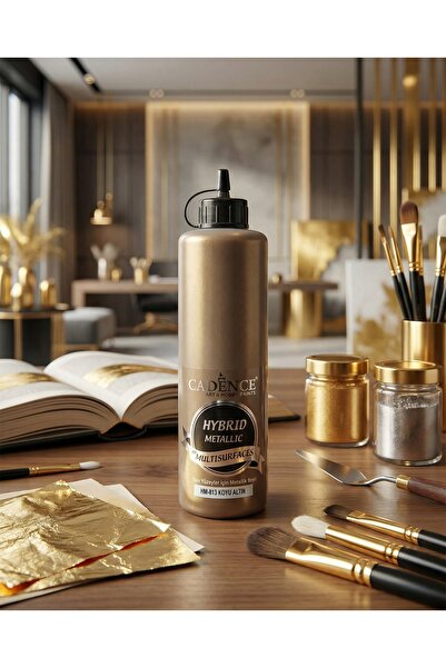 Cadence Hybrid Metalik Multisurface HM-813 Koyu Altın 500 ml Tüm Yüzeyler Kok...