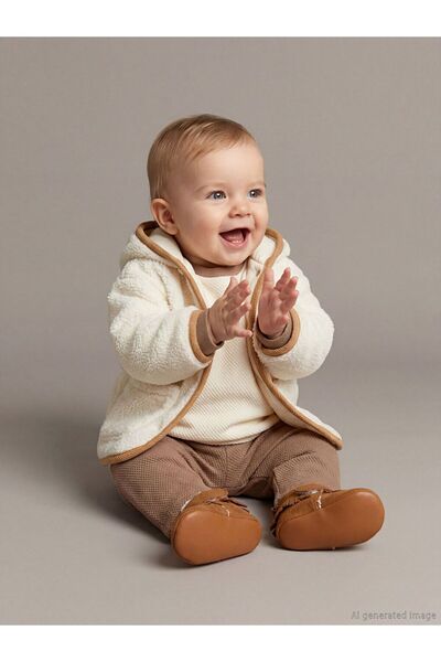 LC Waikiki Hooded Baby Boy Cardigan