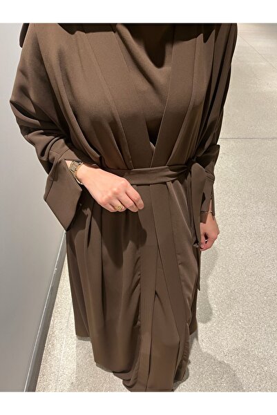 Natura Style Özel Dikim Abaya Takımı - Umre için uygun