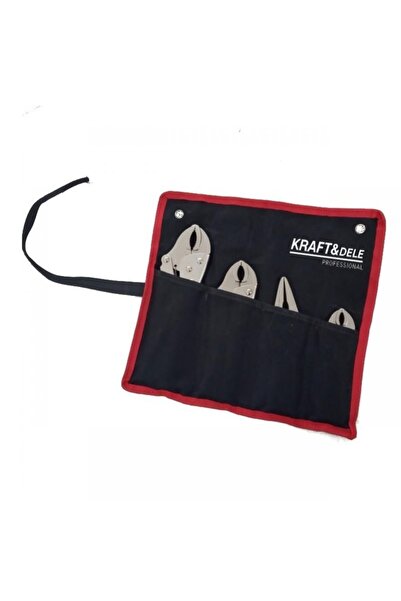 Kraft&dele Set de 4 clești de fixare, KD10338, tip Morse, 1,2 kg