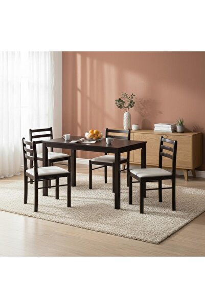DEC39 Luxury design dining table and 4-chair set