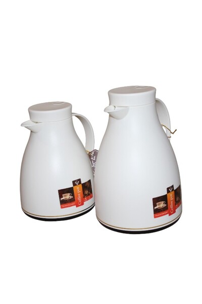 WDA 2-Piece Insulated Coffee Pot Set Thermal Jugs (1.0L + 1.5L).