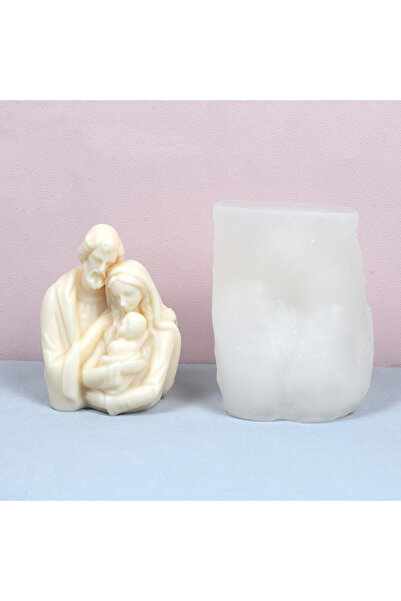 MILMATT Matrita de silicon, Milmatt, Model Familie mare Fecioara Maria, pentr...