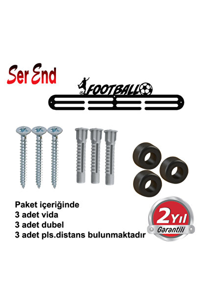 Serend Futbol Temalı Metal Madalya Askılık