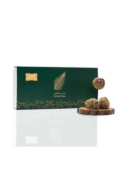 Khisab Alnakhil Stuffed Dates with Tahini and Sesame