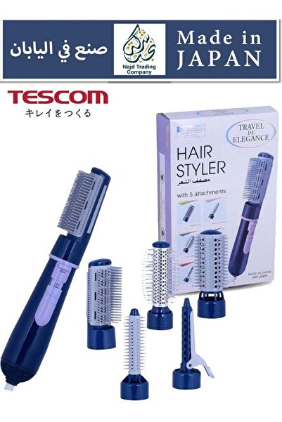 TESCOM Hair Styler dryer with 5 attachments