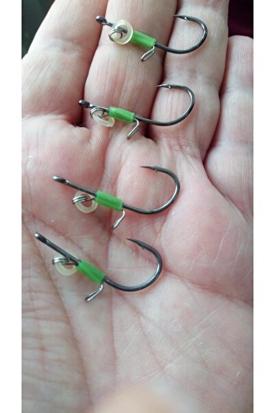 Hokkaido Glow,10 Adet (M) Boy,Tekli,Karides,Teke İğnesi,Ürün boyu 41.5 mm.(Or...