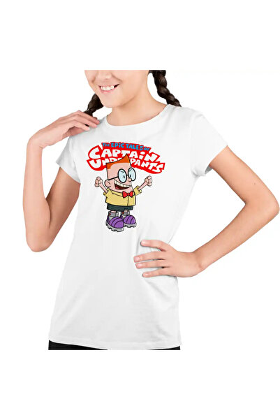 OEM Tricou Copii Fete Captain Underpants Melvin Sneedly Aventurile Capitanulu...