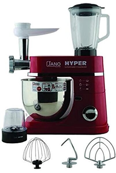 JANO 5-in-1 Stainless Steel Countertop Blender – 1200W Multi-Function Food Pr...