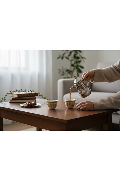 Generic Medium-sized porcelain coffee cup set